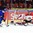 HELSINKI, FINLAND - DECEMBER 31: Sweden's Rasmus Asplund #18 chases a bouncing puck as Canada's Mackenzie Blackwood #29 slides across the crease during preliminary round action at the 2016 IIHF World Junior Championship. (Photo by Matt Zambonin/HHOF-IIHF Images)

